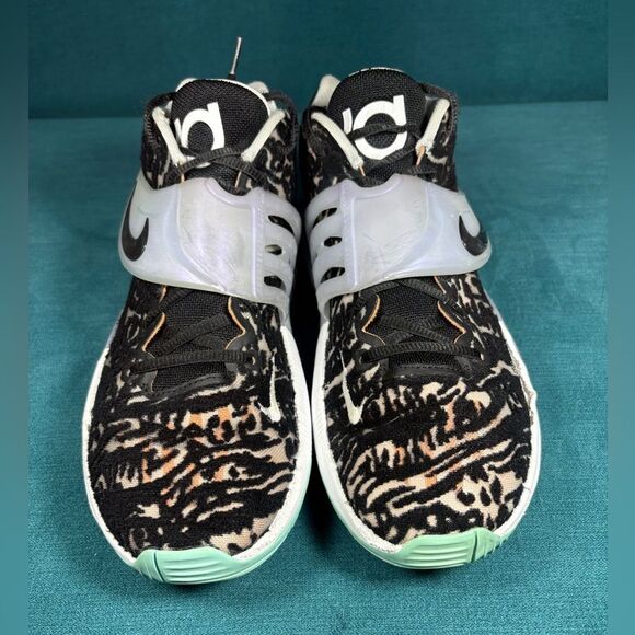 Nike KD 14 Black White Black White Copa Blue Melon Tint Men 9 Shoes main image 4